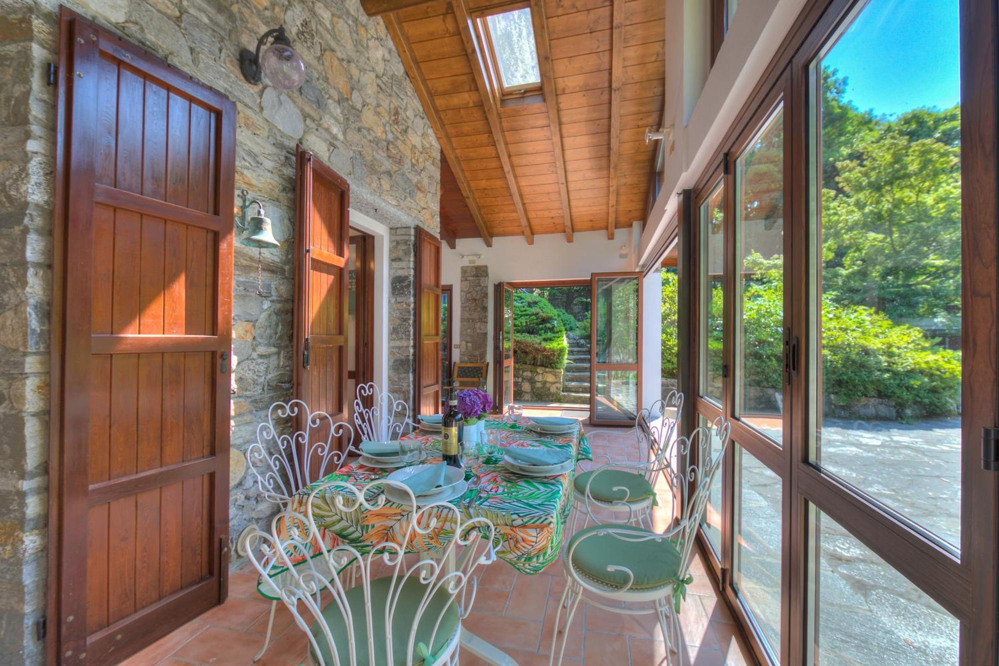 Villa Il Castagno Few Min From Beach - Happy Rentals Castelveccana Bagian luar foto